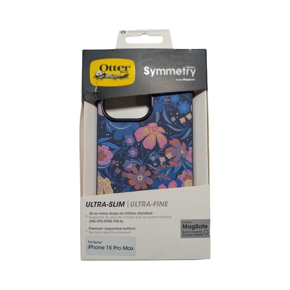N5-N OtterBox Symmetry+ MagSafe Case For Apple iPhone‎ 15 Pro Max - Fairy Fauna